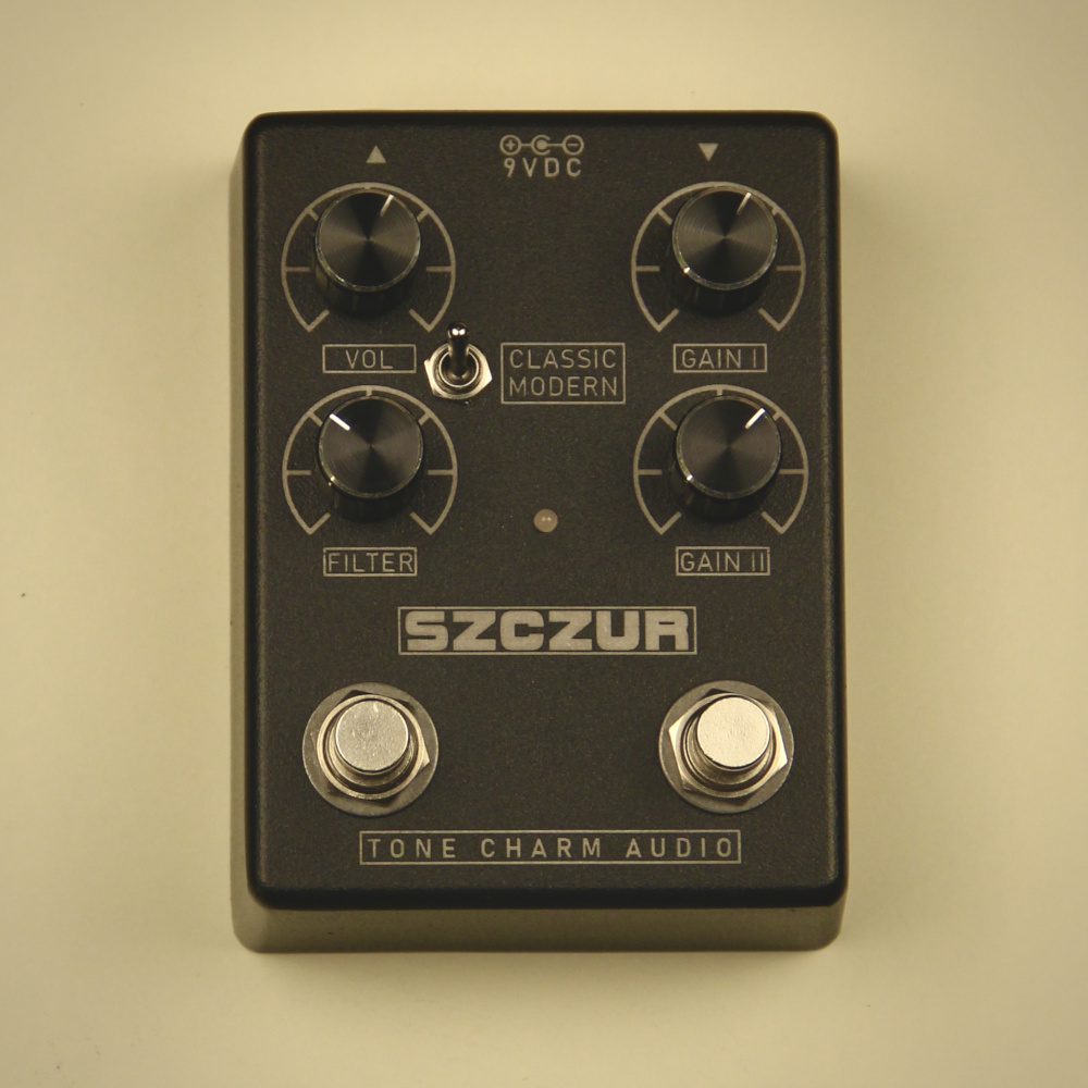 SZCZUR Guitar distortion pedal - two channel low and high gain